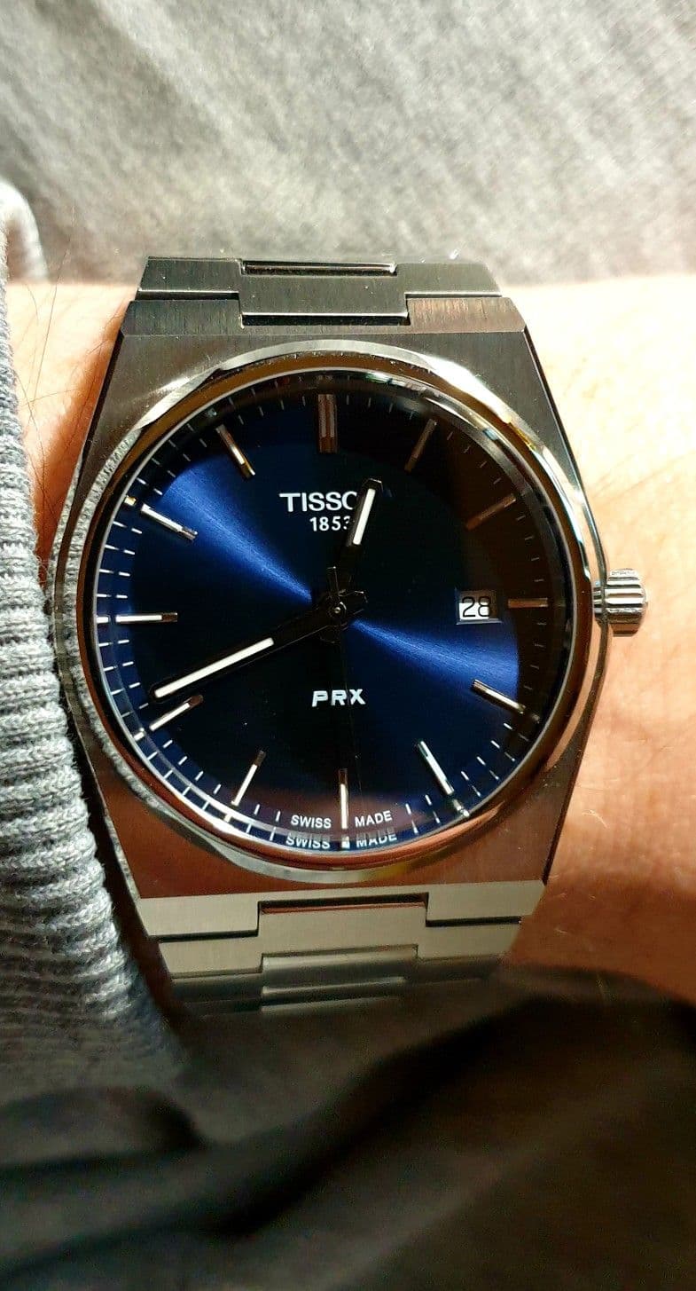 Tissot Blue Dial PRX alternate