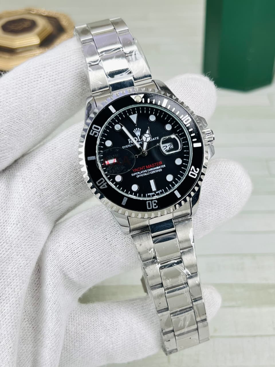 Rolex Submariner silver quartz